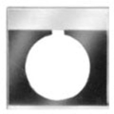 CR104PXN1BP025 - General Electric Metal Nameplate for CR104P Series Pushbutton,