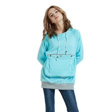 Pet Pouch Hoodie Long Sleeve Fleece Kitten Puppy Holder Carrier Sweatshirt fo...
