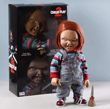✅Mezco Figuren Child's Play 2 Puppe Chucky Horror Film Actionfigur 36 cm