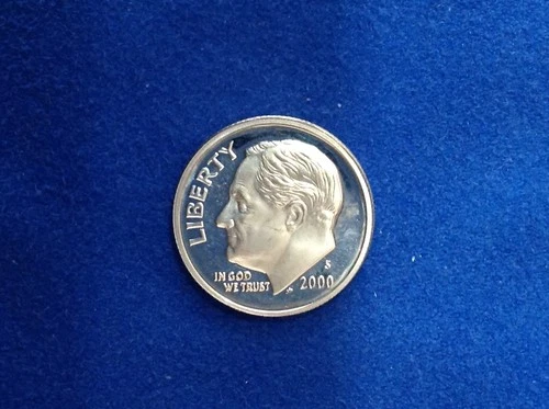 2000-S PROOF ROOSEVELT SILVER DIME