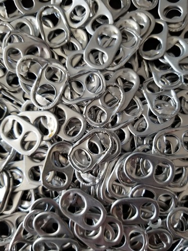 1000 Aluminum Silver Color Pop Soda Beer Tabs (1000 Count (Pack of 1)