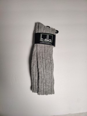b.ella - Woman's tall socks - Gray - Cashmere blend - Made in USA