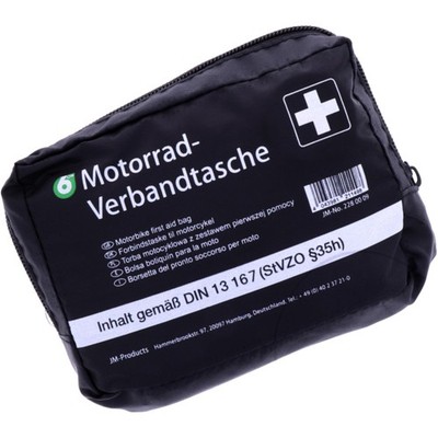 6-ON Motorrad Verbandtasche nach DIN 13167 aus strapazierfähigem Nylon