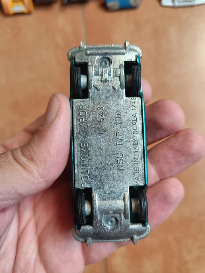 POLITOYS NSU TYP 110 Verde Metallizzato (1968) Export 543 buone condizioni 1:43 - Immagine 2 di 4