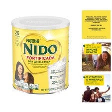 Fortificada Dry Whole Milk Powder Drink Mix - Family-Friendly Nutrition 28.2 oz