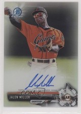 2017 Bowman Chrome Prospect Refractor 322/499 Jalen Miller #CPA-JMI Auto n1u