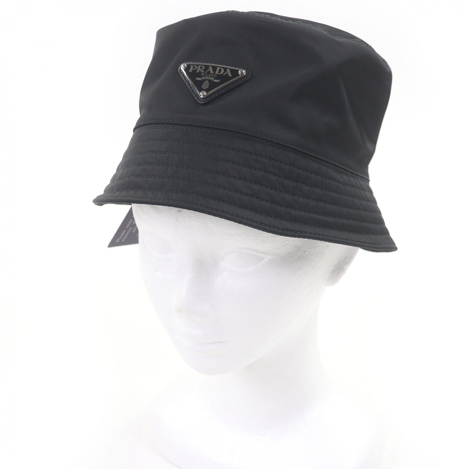 Pristine PRADA hat Triangle logo triangular plate… - image 1