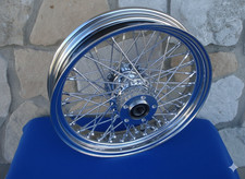 RUEDA BUJE BILLET 16"X 3.5" 60 RADIOS TRASERA HARLEY TOURING STREET GLIDE 2000-07 XL