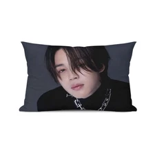 BTS Jimin "Face" themed Pillow sham - double sided pillow case - Pillowcase! Gre