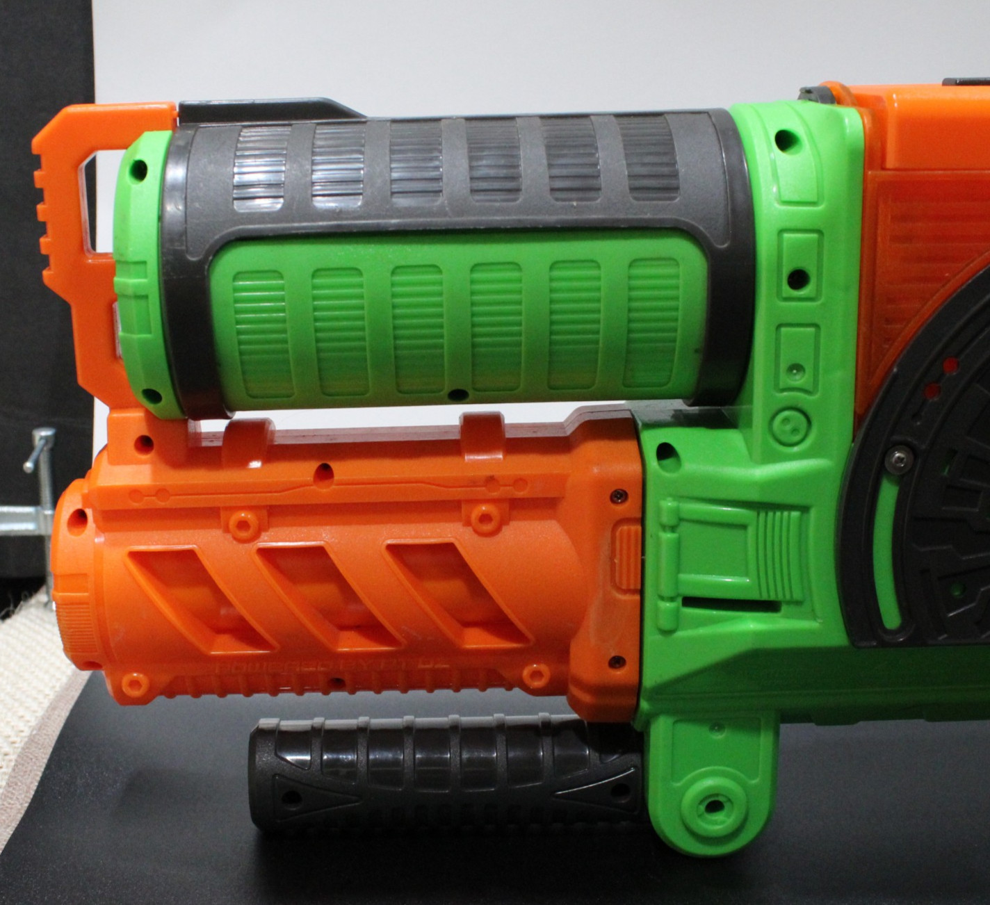 Adventure Force Commandfire Motorized Full-Auto Dart Hopper Green Orange HTF