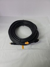 Onn Watch 50' ft Active HDMI Cable 4K Ultra HD HDR 7.2 Surround Sound Black