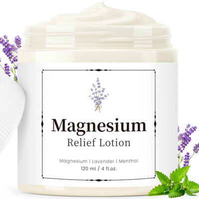 Neuropathy Nerve Relief Lotion   Mama Sleep Comfort Magnesium Cream for Legs, Fe