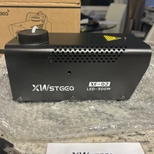 XWSTGEQ 500W Fog Machine XF-02 w/ LED Lights & Remote-New in Box DJ Party Stage
