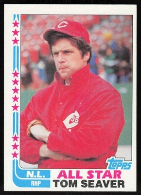 1982 Topps #346a Tom Seaver - JBKB