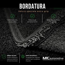 Tappetini Auto su Misura Fiat Idea Antiscivolo Battitacco Protezione Interni - Miniatura 3