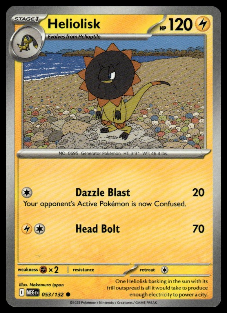 Heliolisk ME01: Mega Evolution 053/132 Normal NM