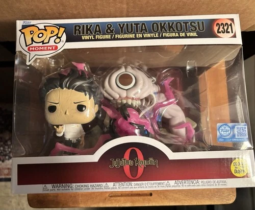 Jujutsu Kaisen Zero Rika and Yuta Okkotsu Glow in the Dark Funko Pop Moment 2321