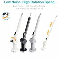 Power Drive Spin Scrubber: Tackle Every Corner with 8 Expandable Accessories