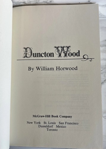 Duncton Wood by William Horwood, 1980 1st Edition/1st Printing - Picture 8 of 19