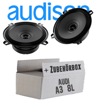 Audison Lautsprecher FüR Audi A3 8L 13Cm 2-Wege Boxen Koax Einbauset Front TüRen
