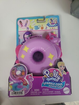 Polly Pocket Sparkle Cove Adventure Unicorn Floatie Compact Playset