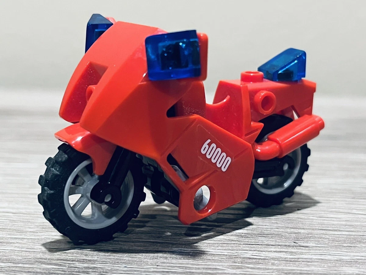 Lego City Fire Department Motorcycle Red