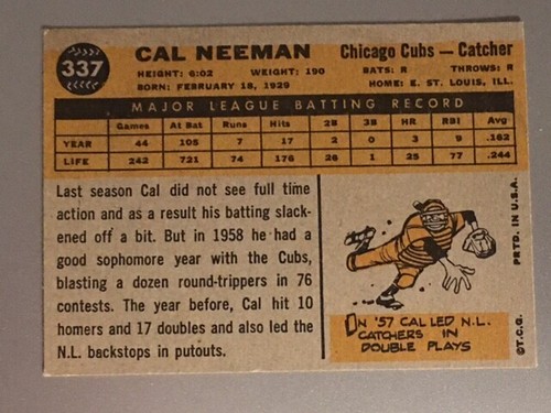 1960 Topps Baseball Singoli -- Scegli la tua carta -- include numeri alti - Foto 279 di 493