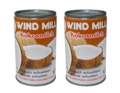[ 2x 165ml ] WINDMILL  Kokosmilch / Coconut Milk / Cocosmilch