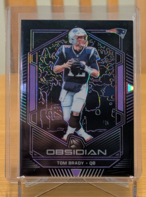 2019 Tom Brady Obsidian Electric Etch Purple /75