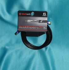 Quad Shield 6ft Coax Rg-6 Cable In-wall Rated ~283724 “factory New Great Find”!