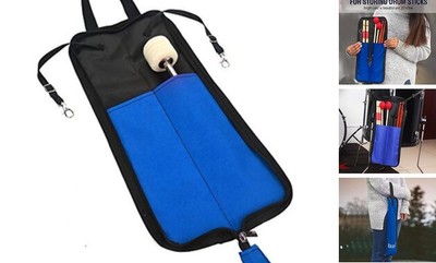 Drumstick Portable Handbag, IRIN Drum Stick Storage Hanging Bag Drumstick Blue
