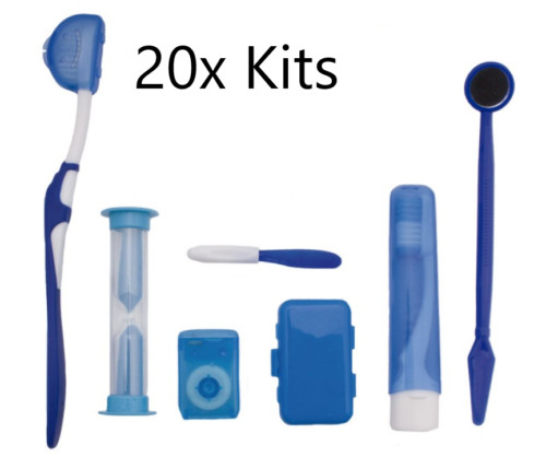 Dental Care Toothbrush Kit Orthodontic Teeth Floss Oral Cleaning Tools