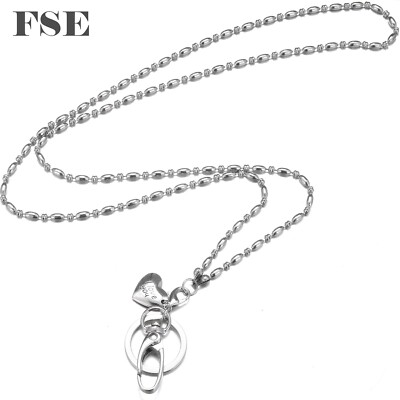 Office ID Holder Lanyard Necklace Working Badge Card Holder Key Chains 8046b