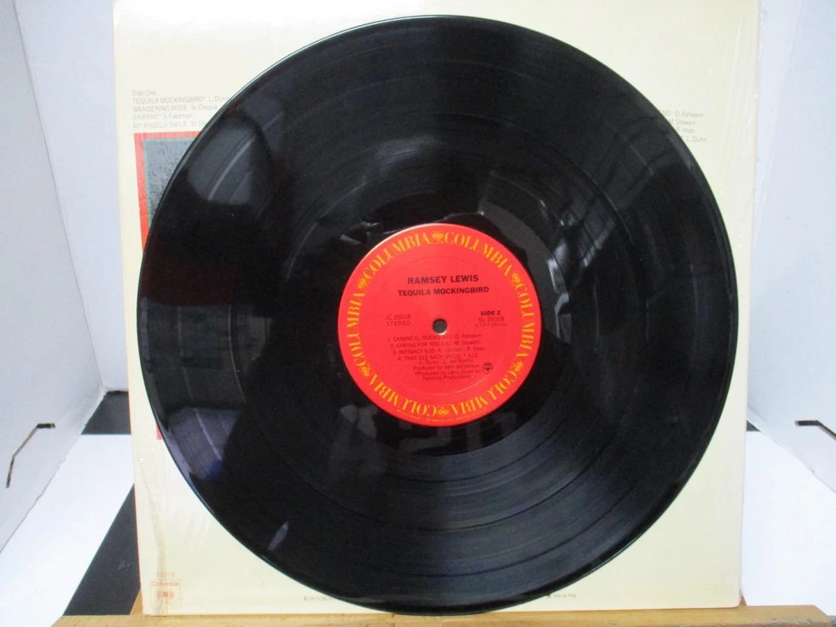 RAMSEY LEWIS-TEQUILA MOCKINGBIRD-COLUMBIA JC 35018 LP SHRINK PIC INSERT