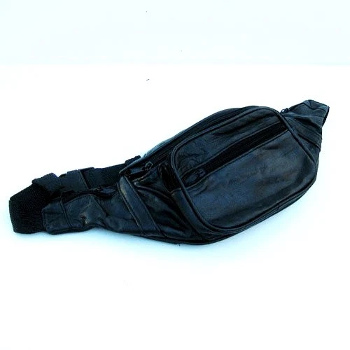 FURLA Marsupio unisex in pelle nera marsupio da viaggio multitasche