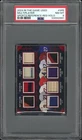 2024 LEAF GAME USED MIKE TROUT/HODGES/FISK/BERKMAN/HELTON/COLAVITO/KENT PSA 8