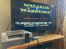 WIZARDS AND WARRIORS NINTENDO NES PAL Cart & Sleeve TESTED & WORKING (SEE PIC)