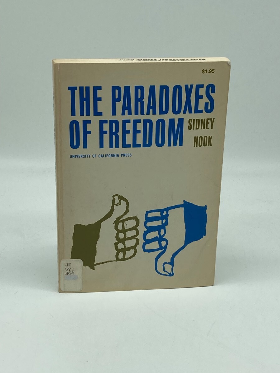 洋書 PARADOXES OF FREEDOM 洋書 PARADOXES OF FREEDOM The Paradoxes of Freedom | eBay