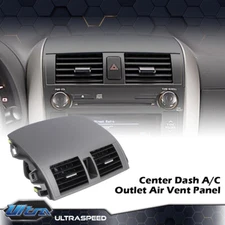 Dash Center A/C Air Vent Upper Bezel Trim Fit For 2009-2011 Toyota Corolla
