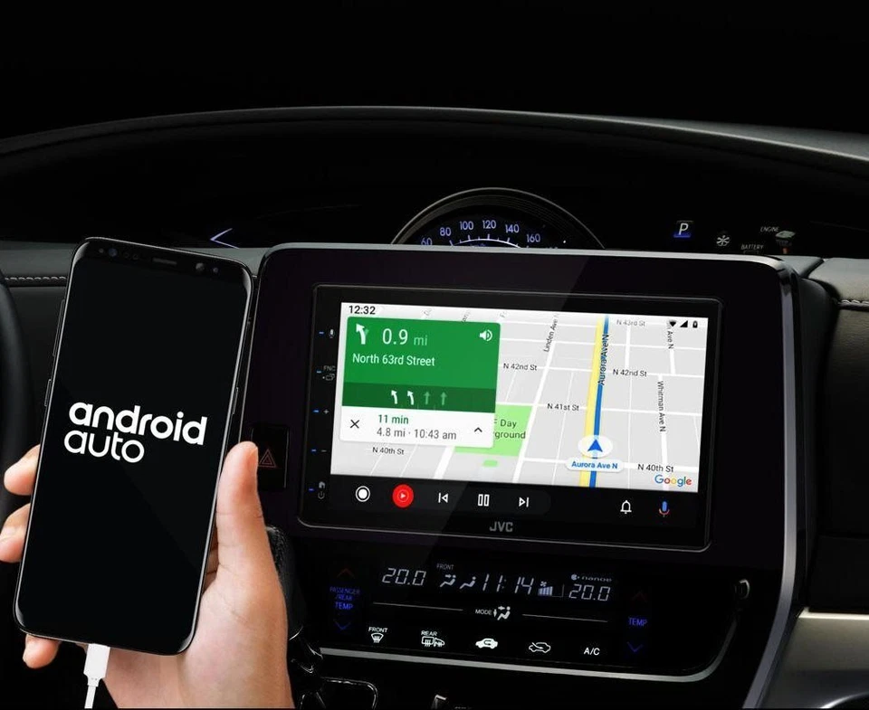 JVC KW-M560BT 2-DIN Autoradio Apple CarPLay Android Auto Bluetooth Touchscreen - Bild 4 von 4