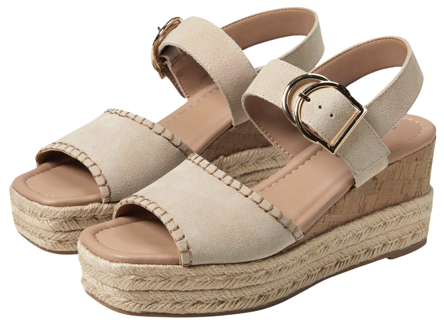 Босоножки на платформе Blondo Gillian - НОВЫЕ женские из замши 85 песочного цвета - 45037-CL2 7290₽