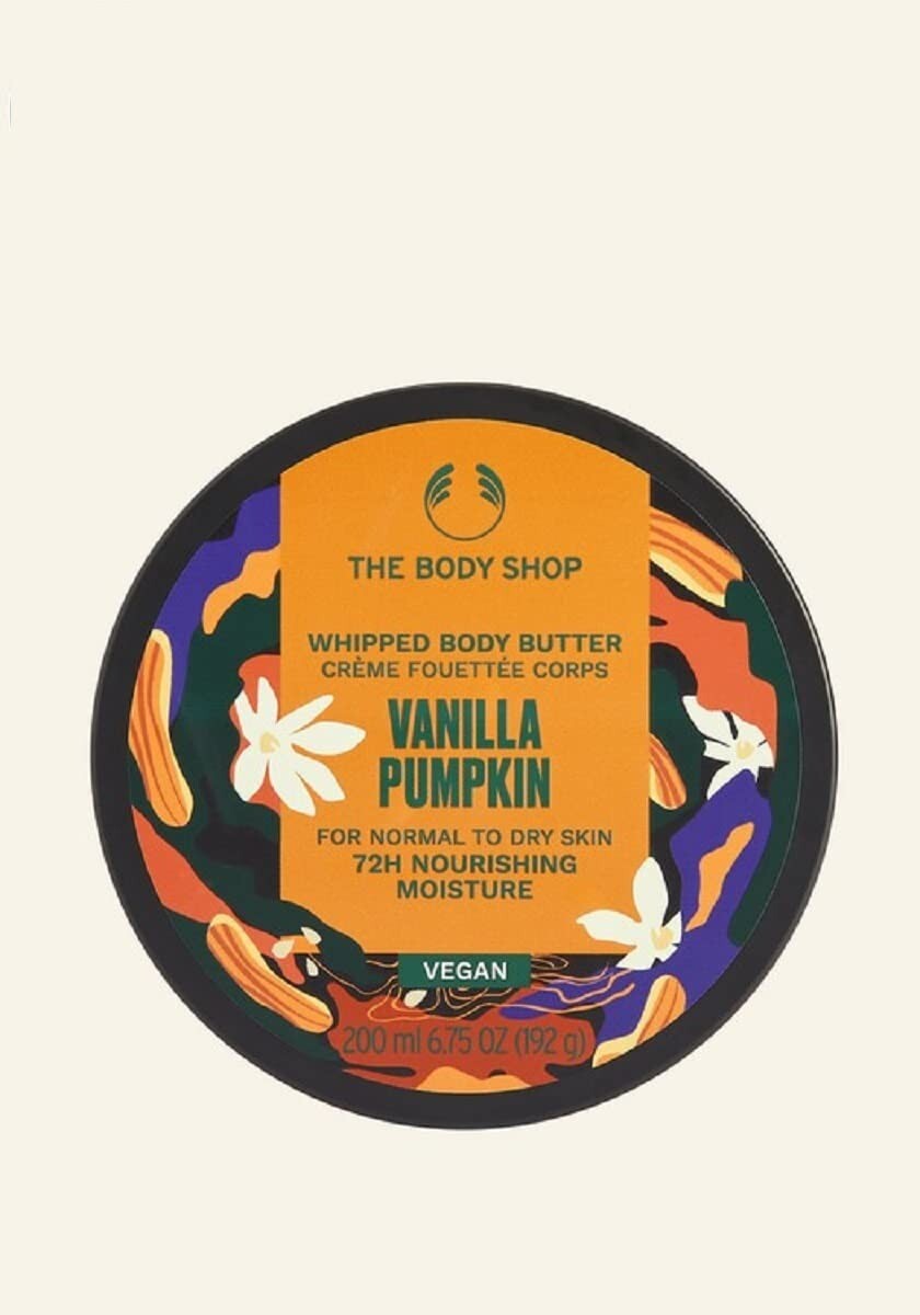 New The Body Shop Vanilla Pumpkin Whipped Body Butter 72H Full Size 6.9oz 200ml