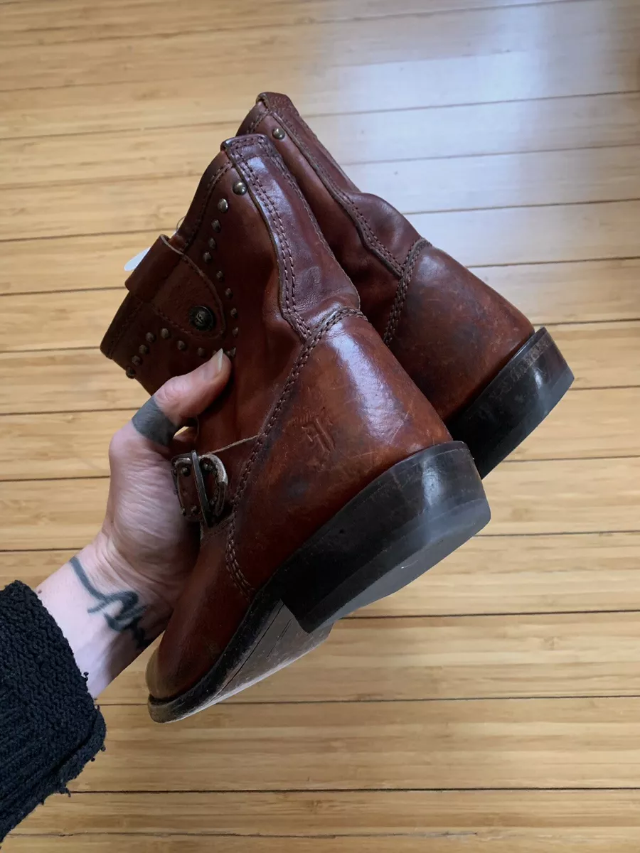Womens Frye Boots. Studded Ankle Boots Size 6B Narrow
