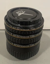 XIT Extension Tube Set with Nikon AF Mount