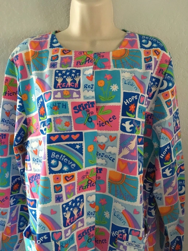 {Small} Cherokee Medical Warm Up Jacket  - Image 4 of 4