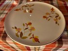 HALL CHINA VINTAGE JEWEL TEA MID-CENTURY AUTUMN LEAF 9 1/2” COOKIE or CAKE PLATE — photo 4