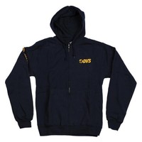 Dvs Bar Logo Zip Up Blue/gold 400 Men's Sweatshirt Sz. S M L Dvs Bar Logo Zip Up Blue/gold 400 Men's Sweatshirt Sz. S M L