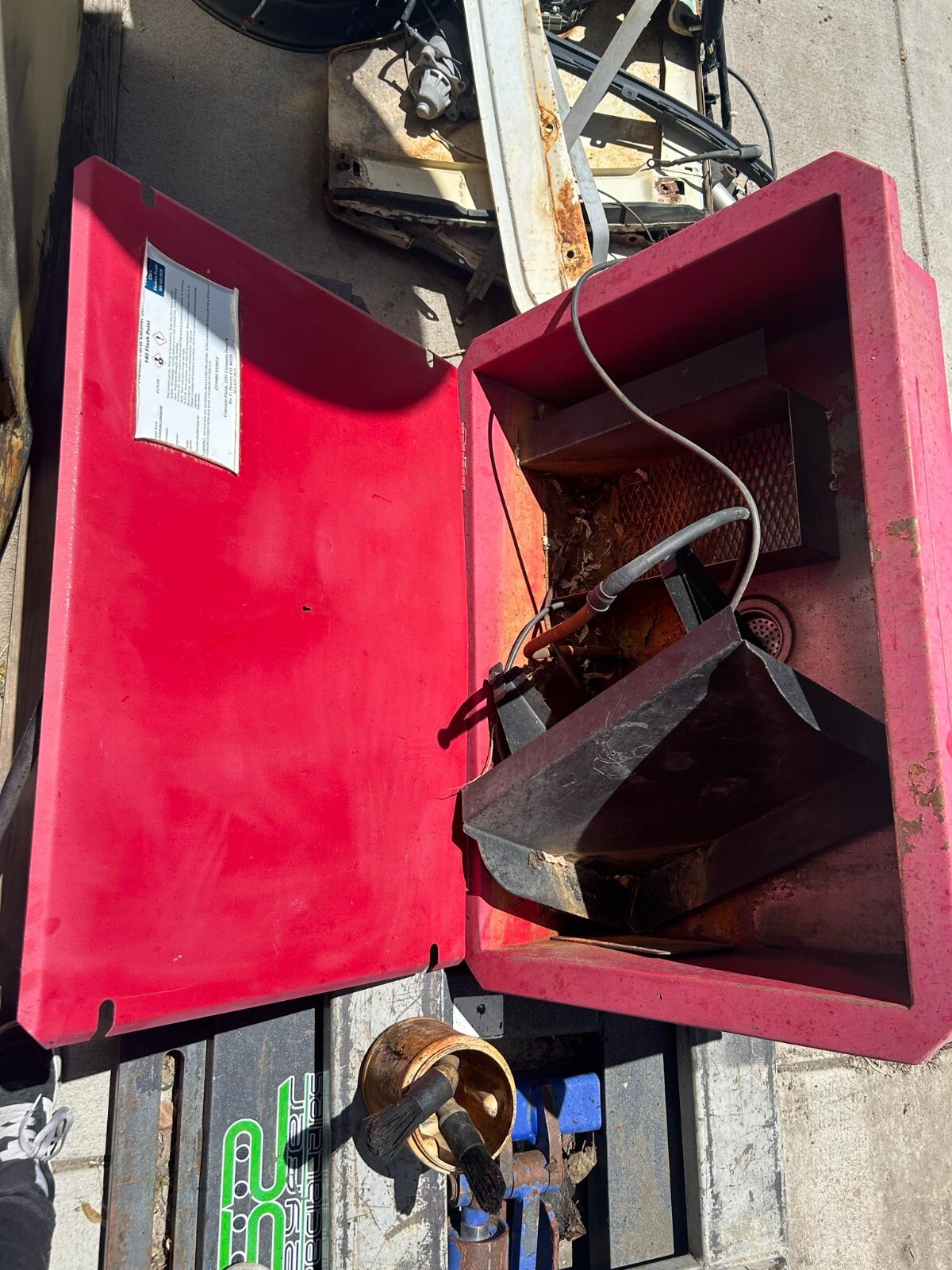 SnapOn Parts Washer, Solvent, Electric, Drum Mounted eBay