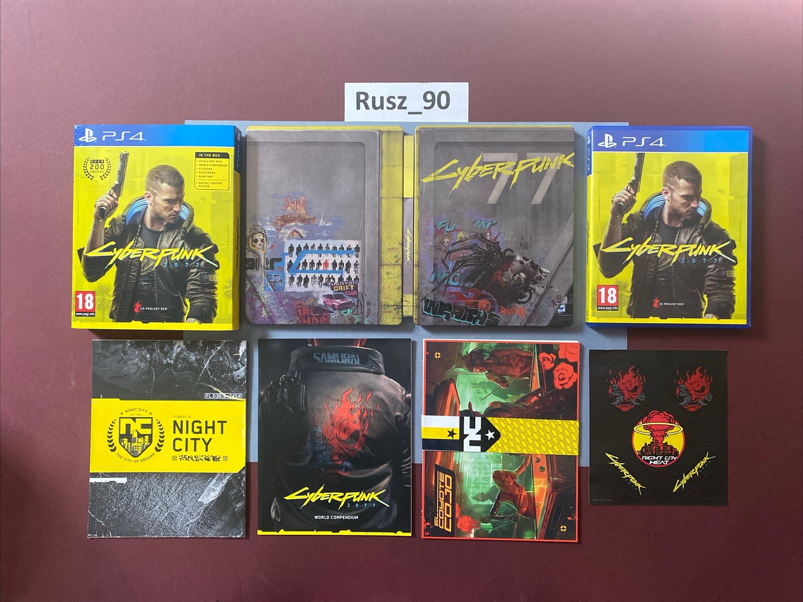 Cyberpunk 2077 PS4/5 PlayStation 4/5 Steelbook Collectors Edition PEGI 18 UK PAL