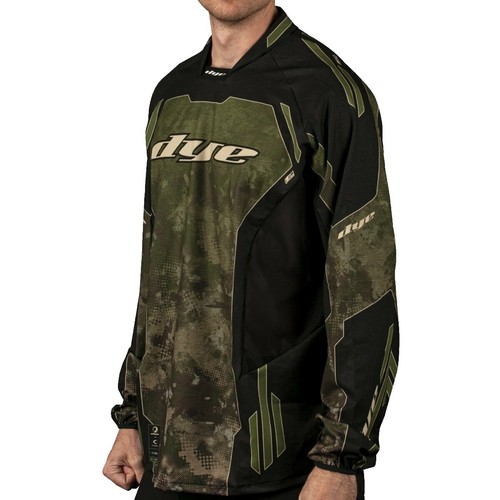 Vintage 90s XL DYE C5 PAINTBALL Core Division Jersey Shirt Blue